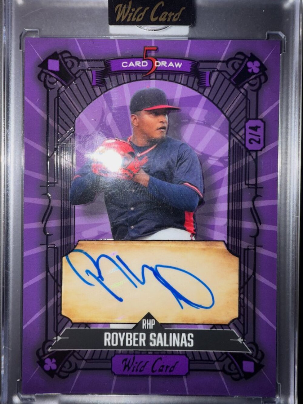 Royber Salinas Auto | 2024 Wild Card 5 Card Draw | 2/4 5CDC-RSA